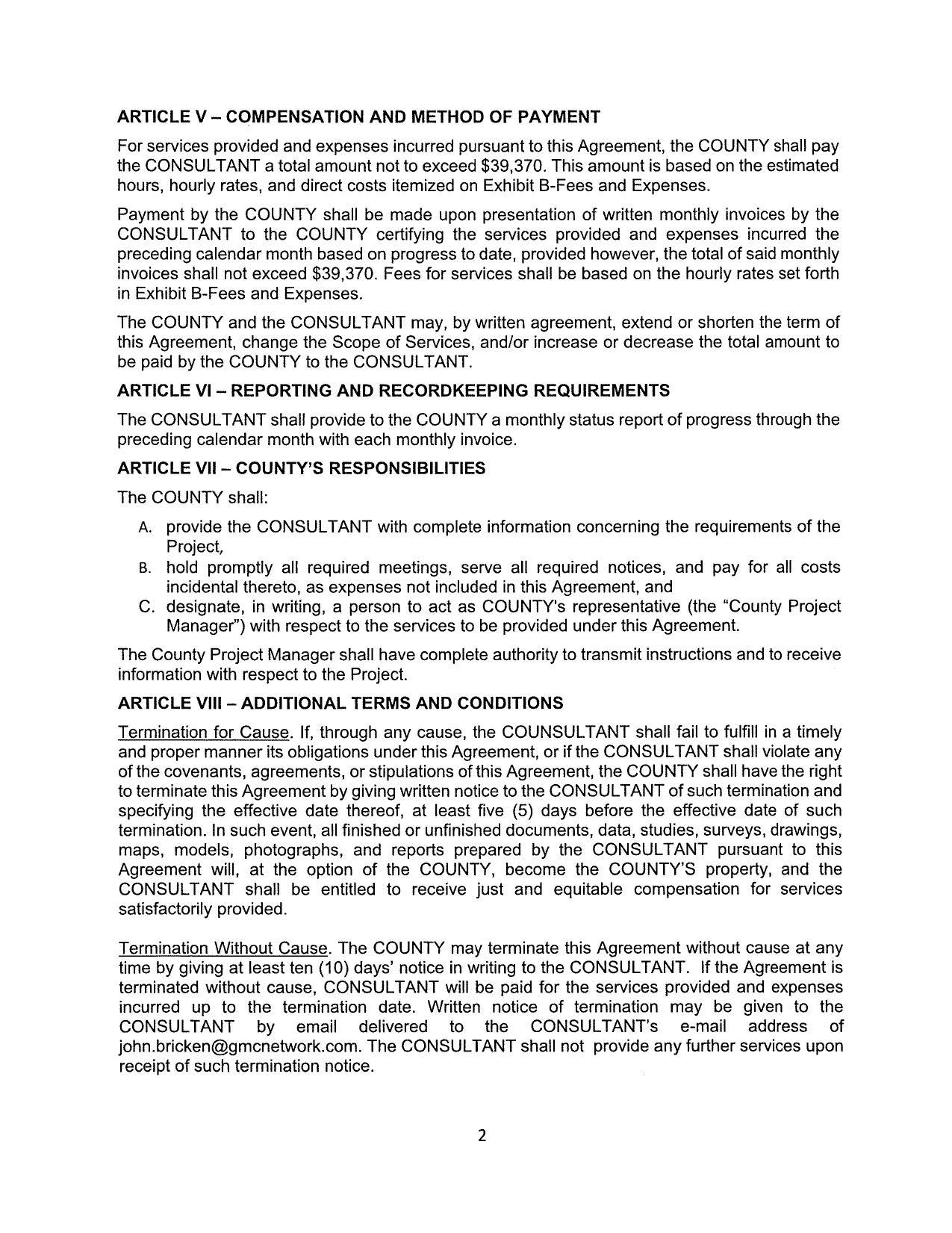 ARTICLE VI - REPORTING AND RECORDKEEPING REQUIREMENTS