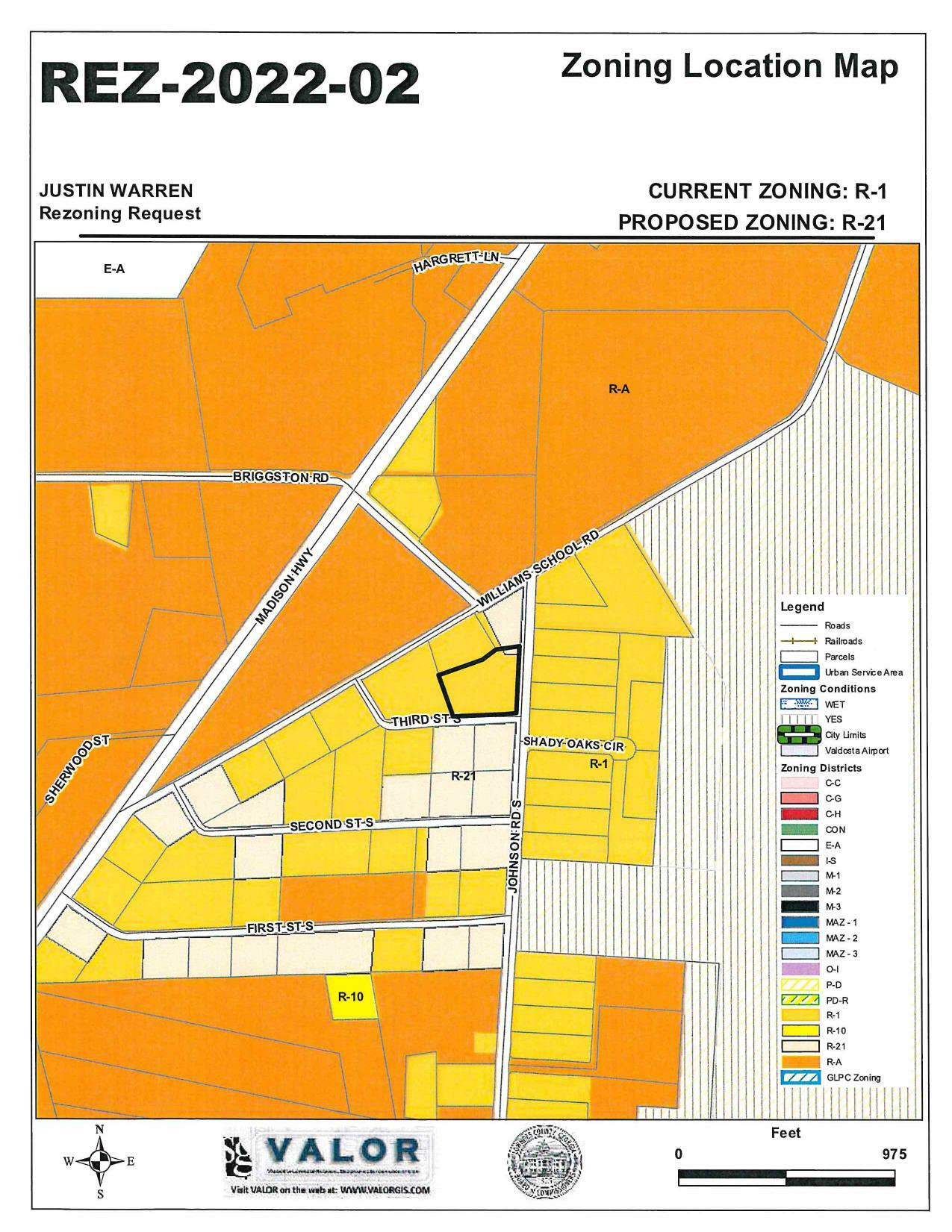 Zoning Location Map