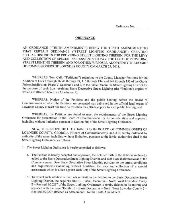 ORDINANCE