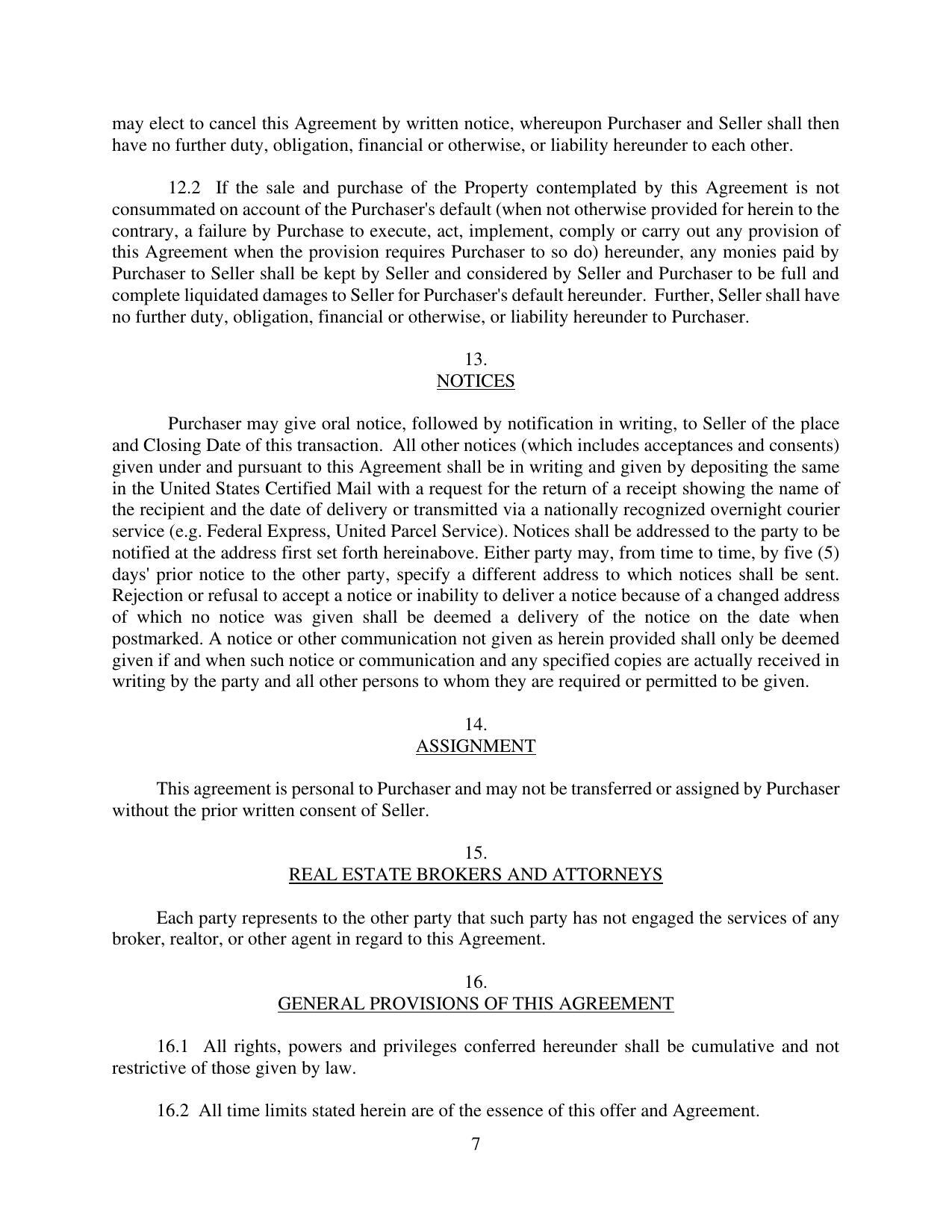 13. NOTICES