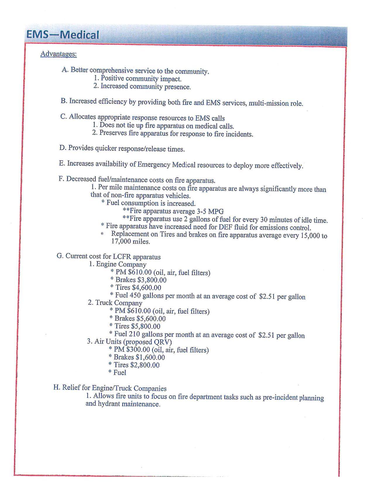 QRV Advantages