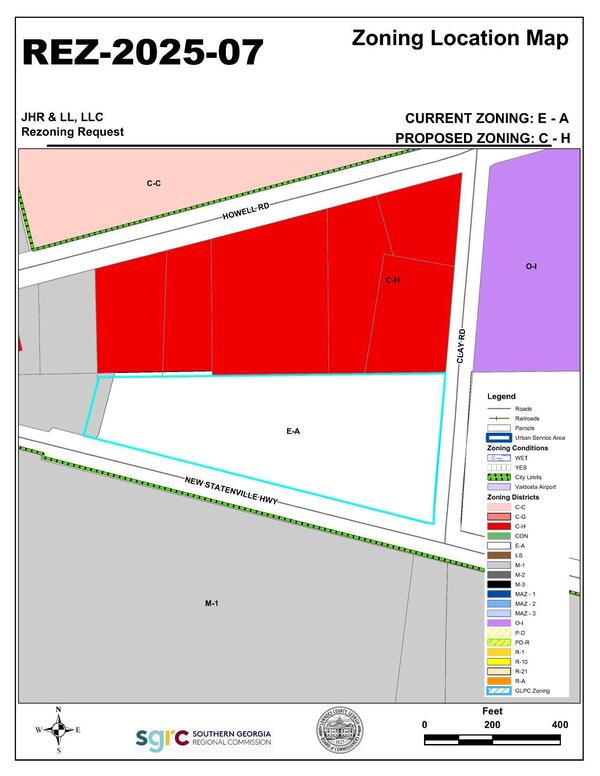 Zoning Location Map