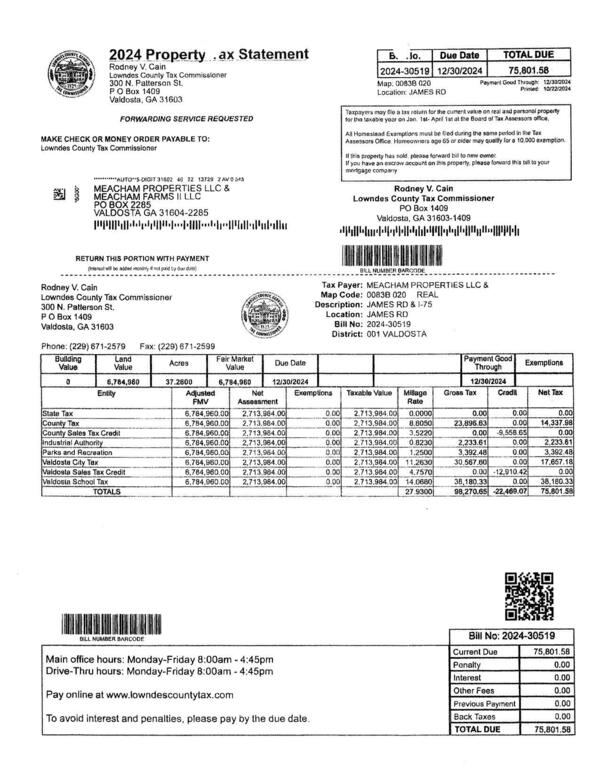 2024 Property Tax Statement