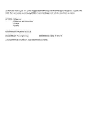 [GLPC recommended approval 8:0.]