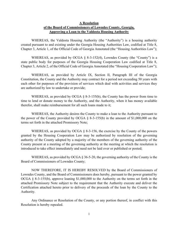 WHEREAS, as provided by Article IX, Section I, Paragraph III of the Georgia