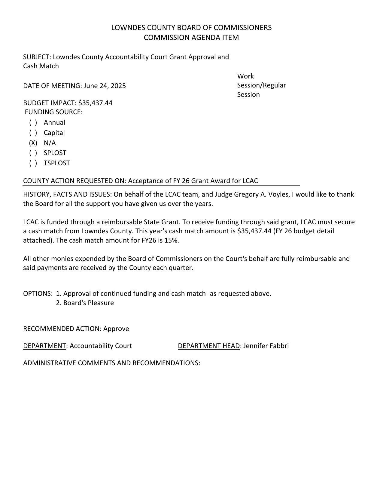 BUDGET IMPACT: $35,437.44