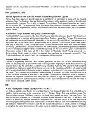 [Section 4.07.06, second by Commissioner Orenstein. All voted in favor, no one opposed. Motion]