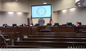 [No Quorum: just Commissioners Demarcus Marshall and Michael Smith]