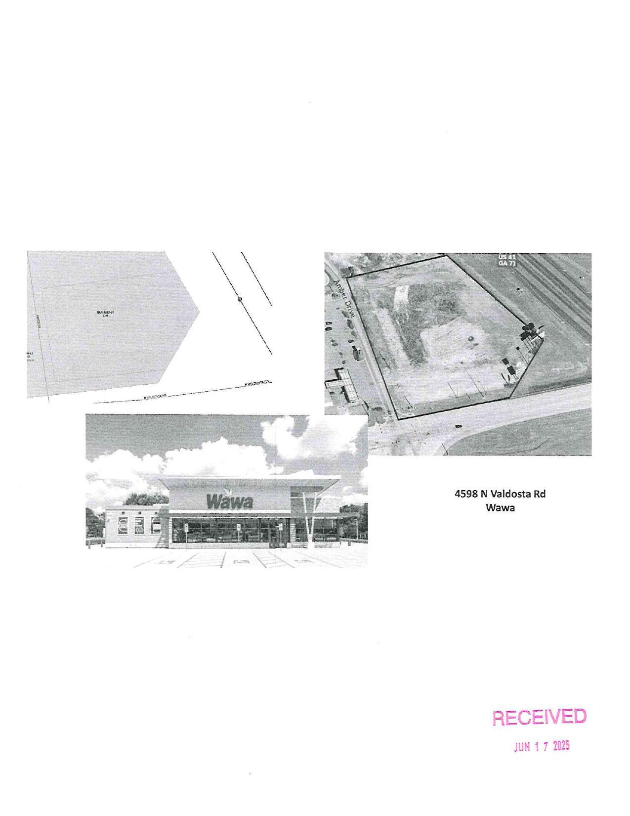 Aerial Map: 4598 N Valdosta Rd Wawa