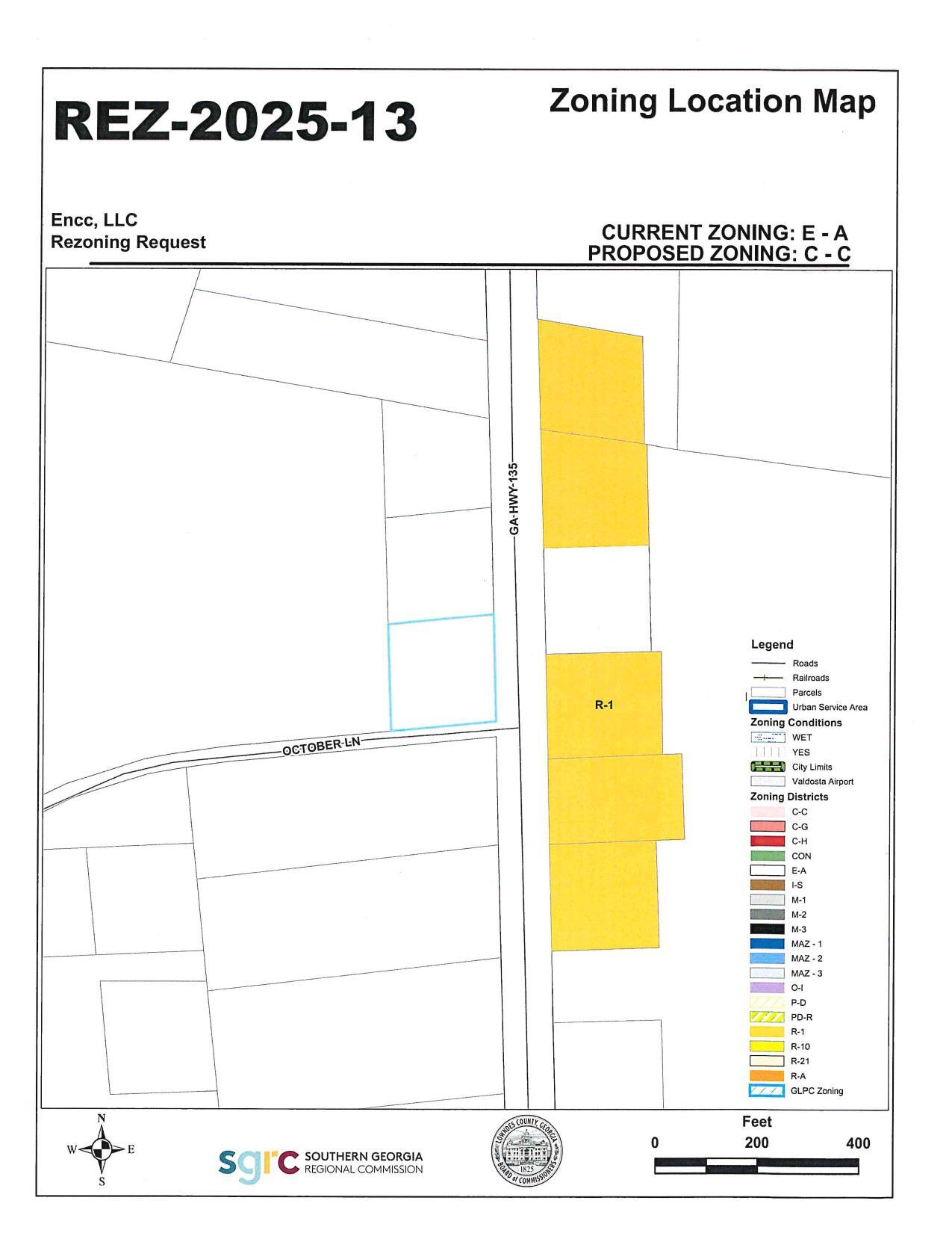 Zoning Location Map