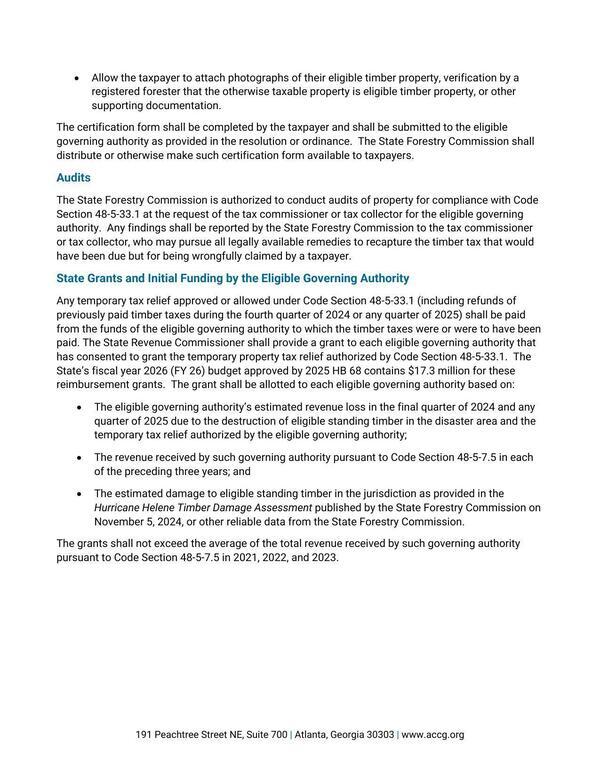 State Grants and Initial Funding by the Eligible Governing Authority