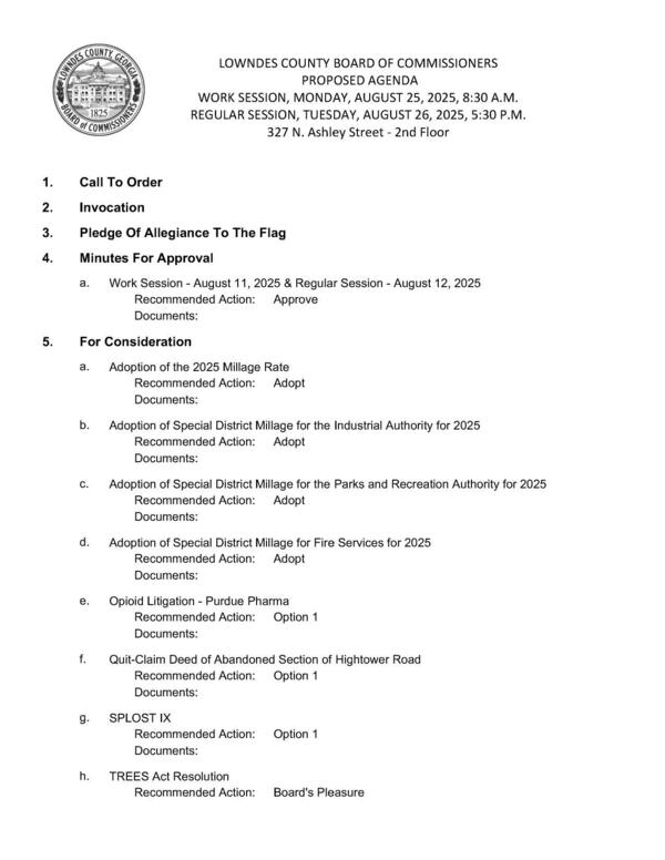 [Millages and Opioid Litigation]