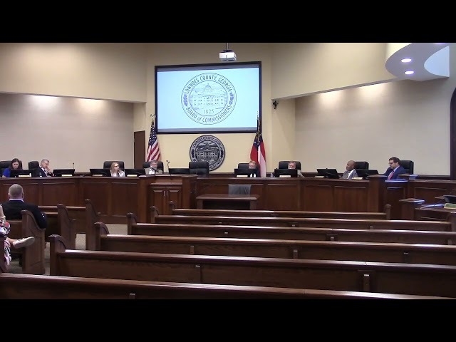 Chairman Comments on budget work