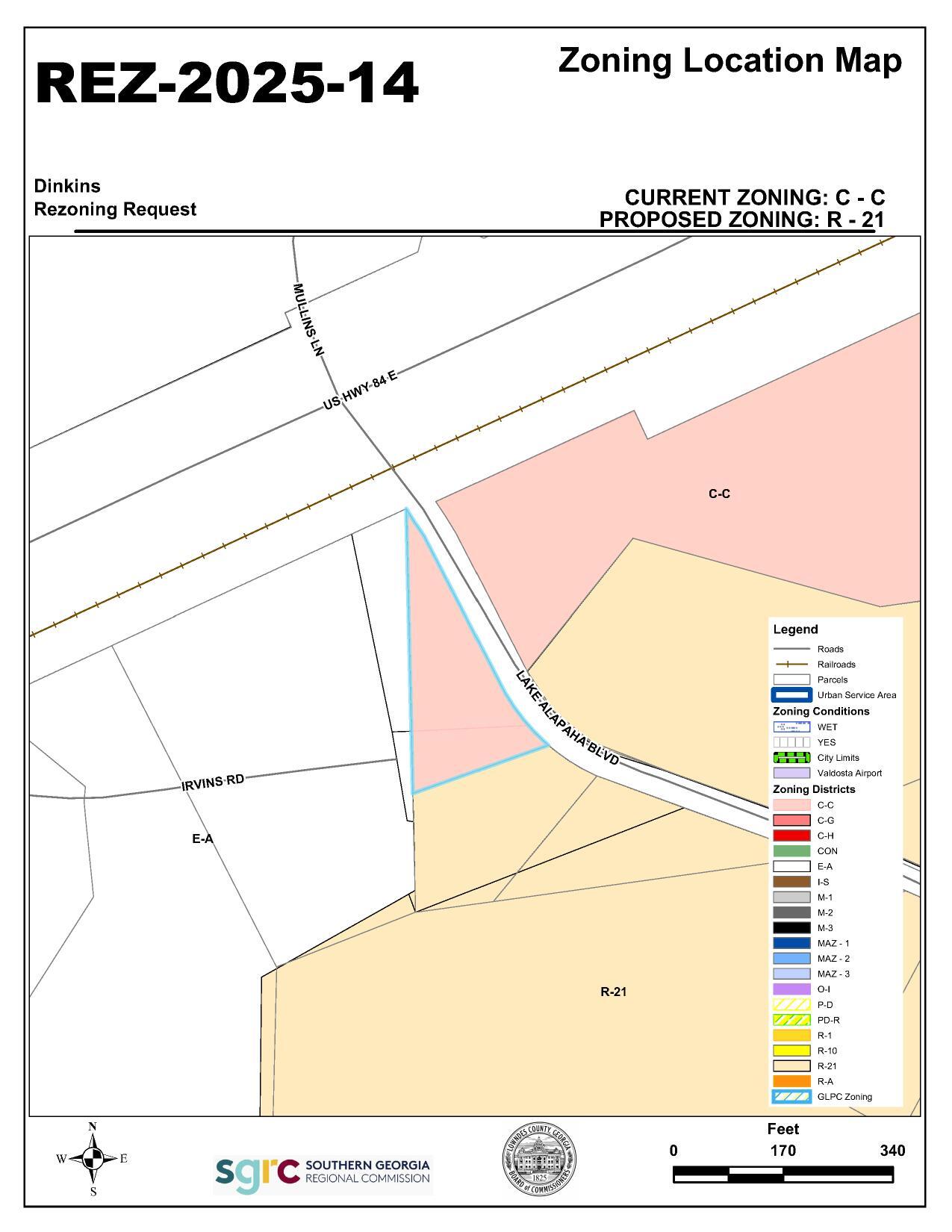 Zoning Location Map