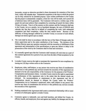 [issuing ten (10) days written notice to the Contractor.]