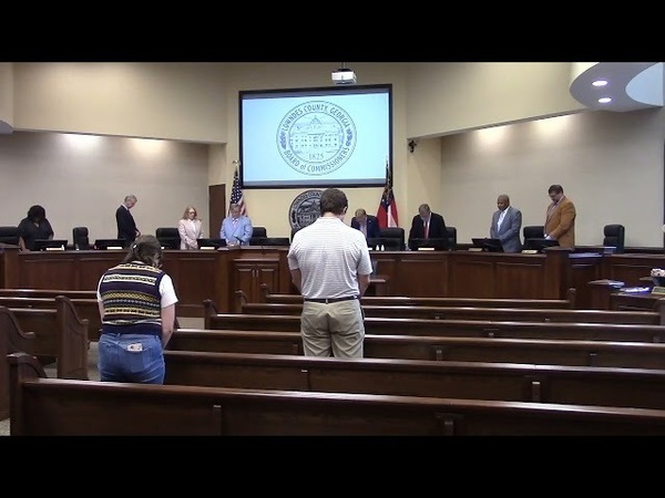 [1. Call to Order 2. Invocation 3. Pledge]