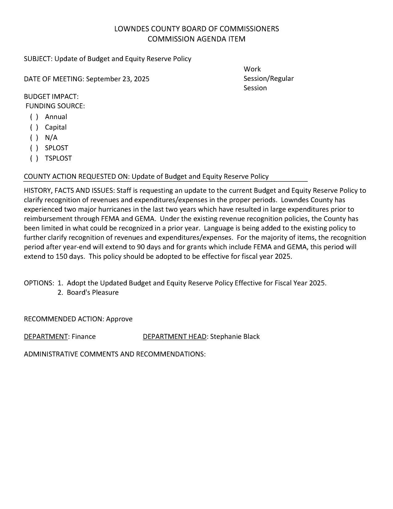 to clarify recognition of revenues and expenditures/expenses in the proper periods.