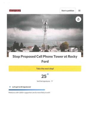 [25 verified sigantures on change.org petition]