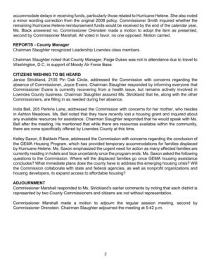 [questions to the Commission: Where will the displaced families go once GEMA housing assistance]
