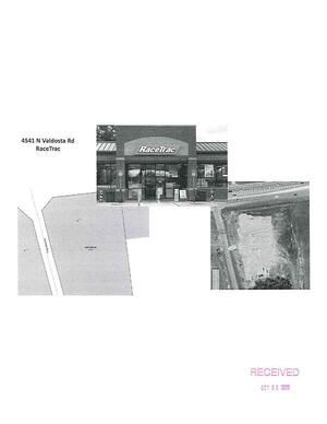 [Map: 4541 N Valdosta Rd, RaceTrac]