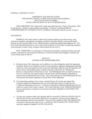 [THIS AGREEMENT (the “Agreement”) made and entered into this 15