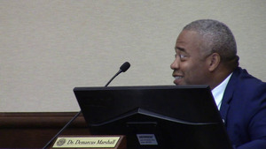 [Commissioner Demarcus Marshall]