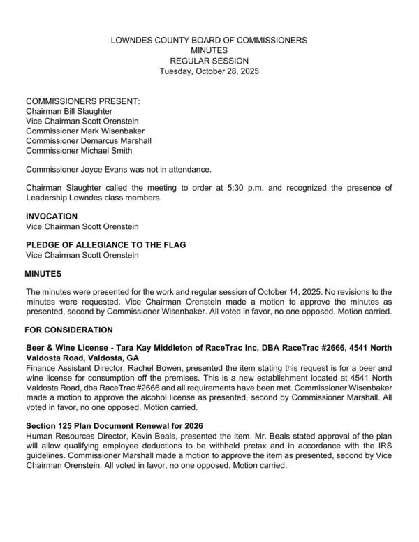 [Human Resources Director, Kevin Beals, presented the item. Mr. Beals stated approval of the plan]