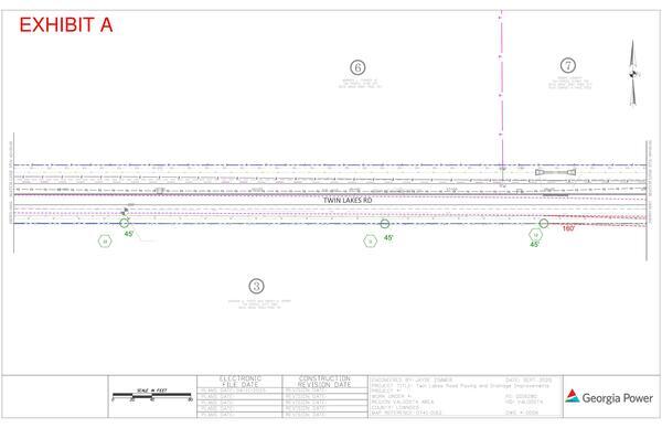 Map: Engineering for power line easement, Twin Lakes Road (6 of 14)