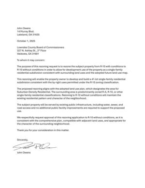 [Rezoning request by John Owens]