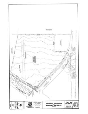 [Map: Survey of Pine Grove Townhomes for Navigable Waters LLC]