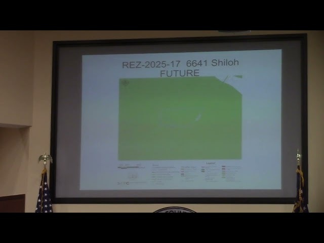 7.c. REZ-2025-17 6641 Shiloh Road, ~8.2 Ac, E-A To R-A, Well - Septic