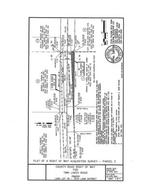 [Map: County Road Right of Way for Twin Lakes Road CR 390 (4 of 4)]