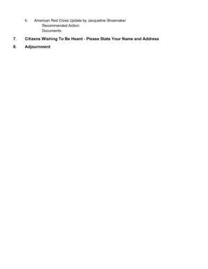 [Another Report and Adjournment]