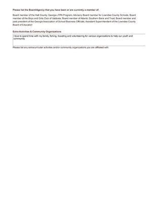 [past president of the Georgia Association of School Business Officials; Assistant Superintendent of the Lowndes County]