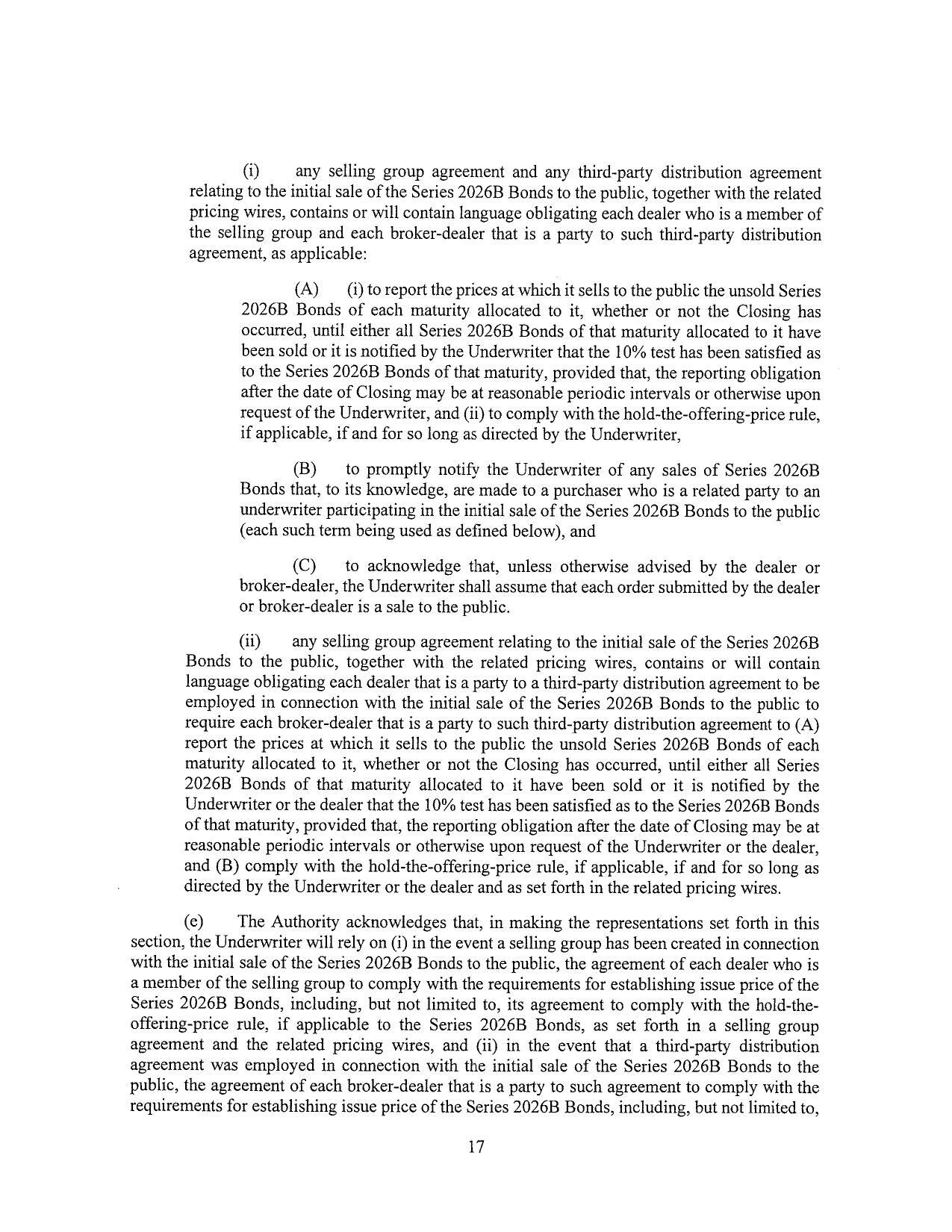 @ any selling group agreement and any third-party distribution agreement