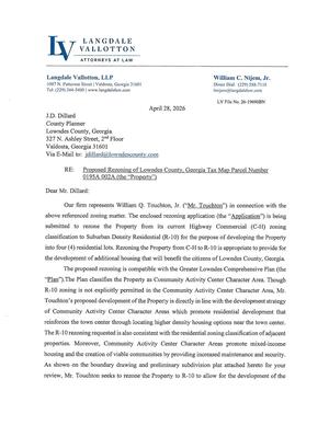[Proposed rezoning for William Q. Touchton]