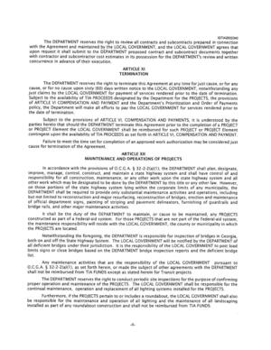 [cause, or for no cause upon sixty (60) days written notice to the LOCAL GOVERNMENT, notwithstanding any]