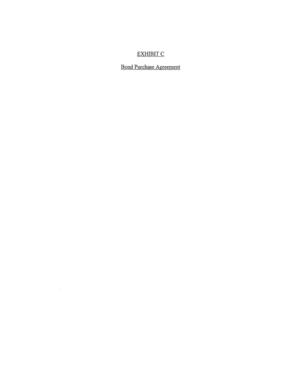 [Bond Purchase Agreement]