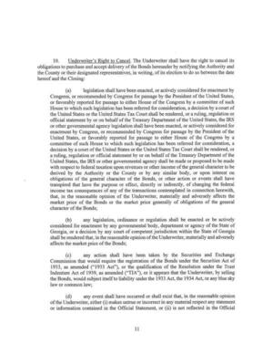 [obligations to purchase and accept delivery of the Bonds hereunder by notifying the Authority and]