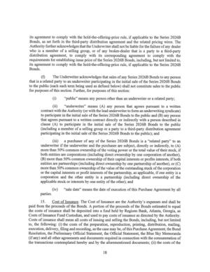 [Authority further acknowledges that the Underwriter shall not be liable for the failure of any dealer]